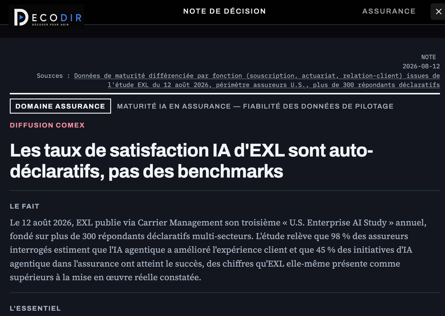 Note de décision Decodir